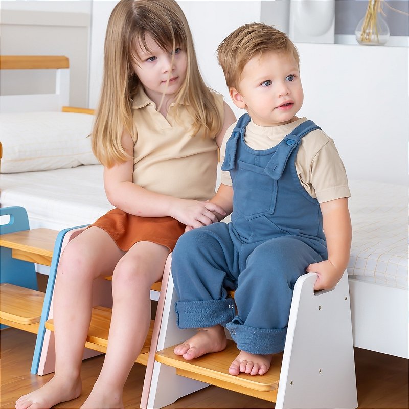 Escadinha Infantil Montessori - Branco