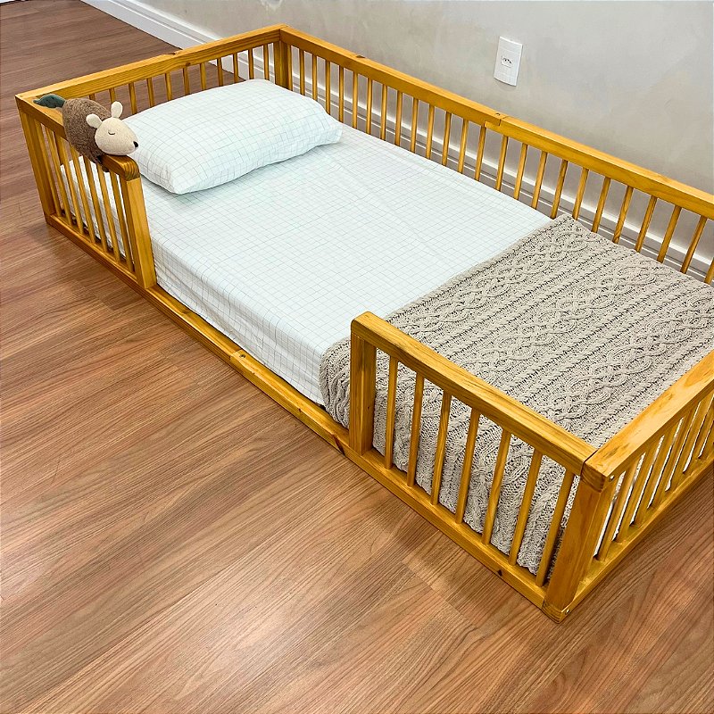 Cama Infantil Montessoriana Cercadinho