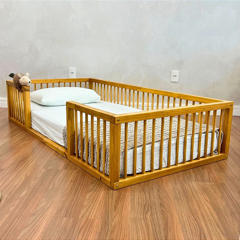 Cama Infantil Montessoriana Cercadinho