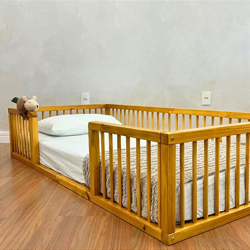 Cama Infantil Montessoriana Cercadinho