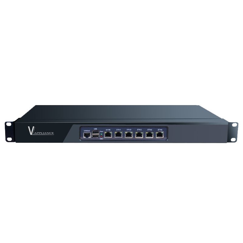 Firewall Module For Server Rack FIREWALL RACK 1U FW-1000 i7-8550U AES-NI 16GB RAM 256GB SSD 6 LAN ...