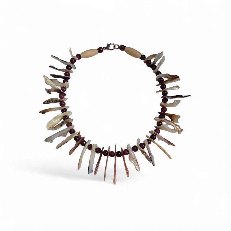 Colar Ágata madrepérola