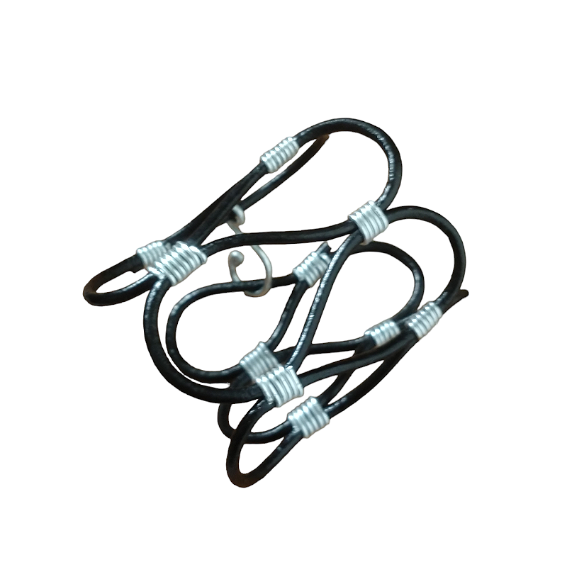 Pulseira ondas couro