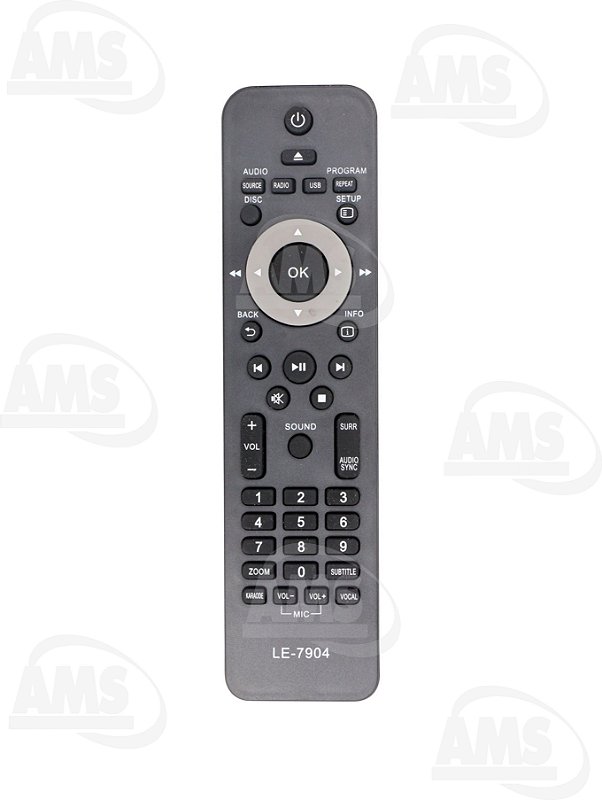 Controle Remoto De Home Theater Philips Hts3510, Hts5540 LE7904