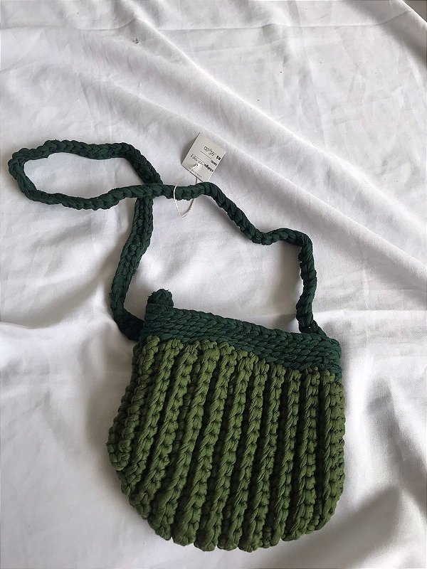 crochet side bolsa