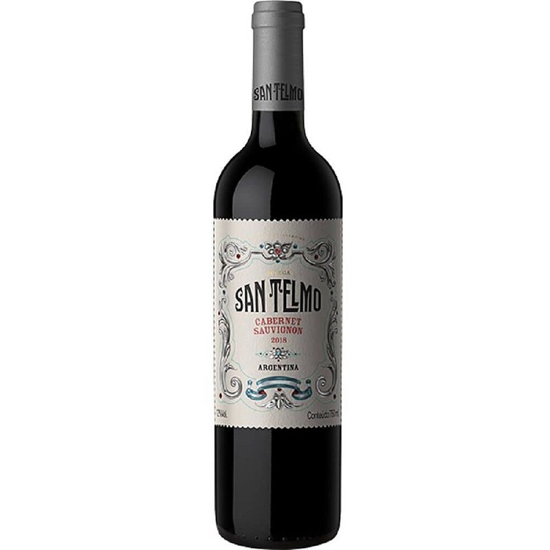 Vinho Bodega San Telmo Tinto Seco Argentina Cabernet Sauvignon 2022 750ml