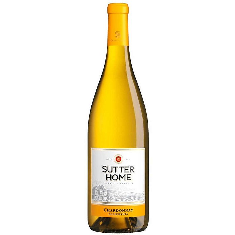 Vinho Sutter Home Branco Meio Seco Estados Unidos Chardonnay 750ml