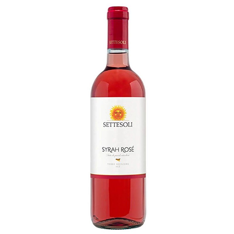 Vinho Settesoli Rosé Seco Itália Syrah 2019 750ml