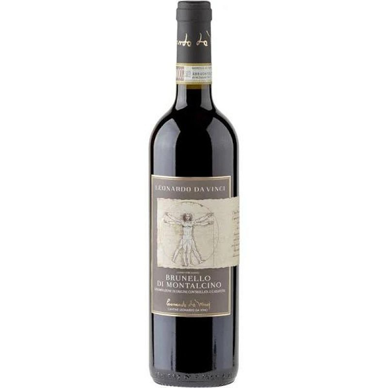 Vinho Cantine Leonardo da Vinci Tinto Seco Itália Brunello Di Montalcino Sangiovese 2021 750ml