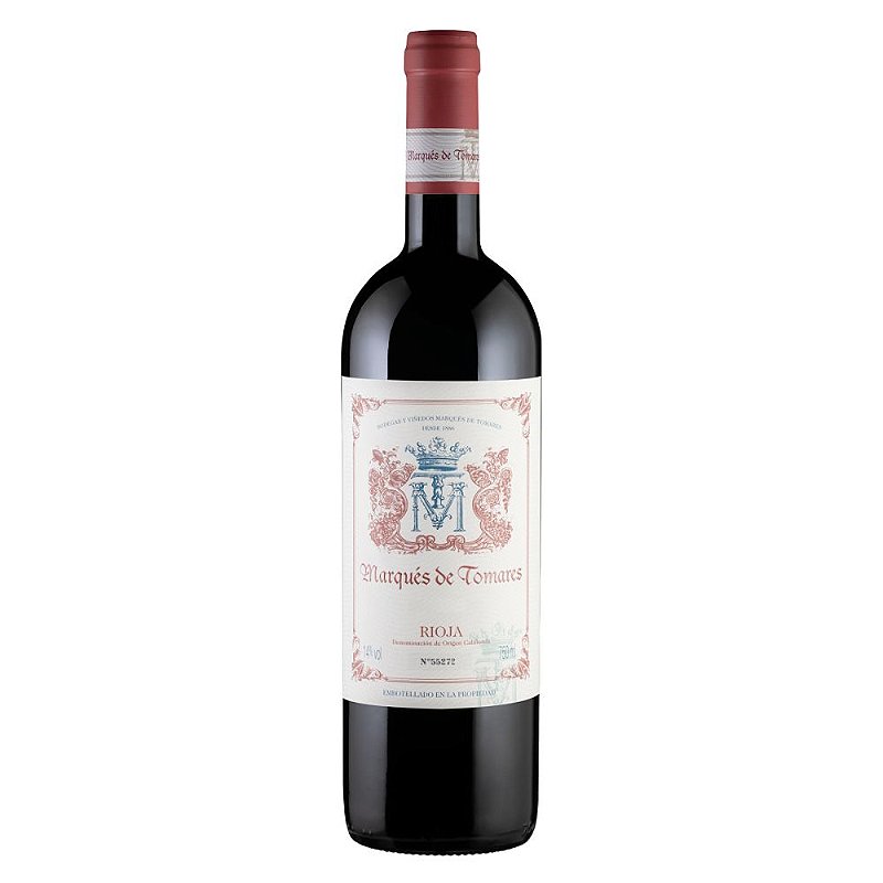 Vinho Marques de Tomares Tinto Seco Espanha Crianza Graciano, Tempranillo 2020 750ml