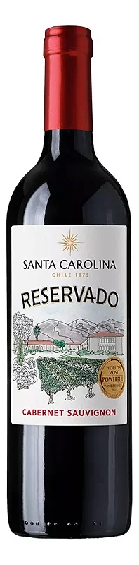 Vinho Santa Carolina Tinto Seco Chile Reservado Cabernet Sauvignon 2021 750ml