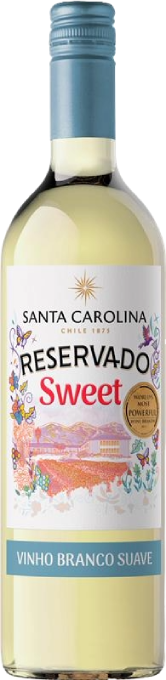 Vinho Santa Carolina Branco Suave Chile Reservado Moscato, Pedro Jiménez, Sauvignon Blanc 2022 750ml
