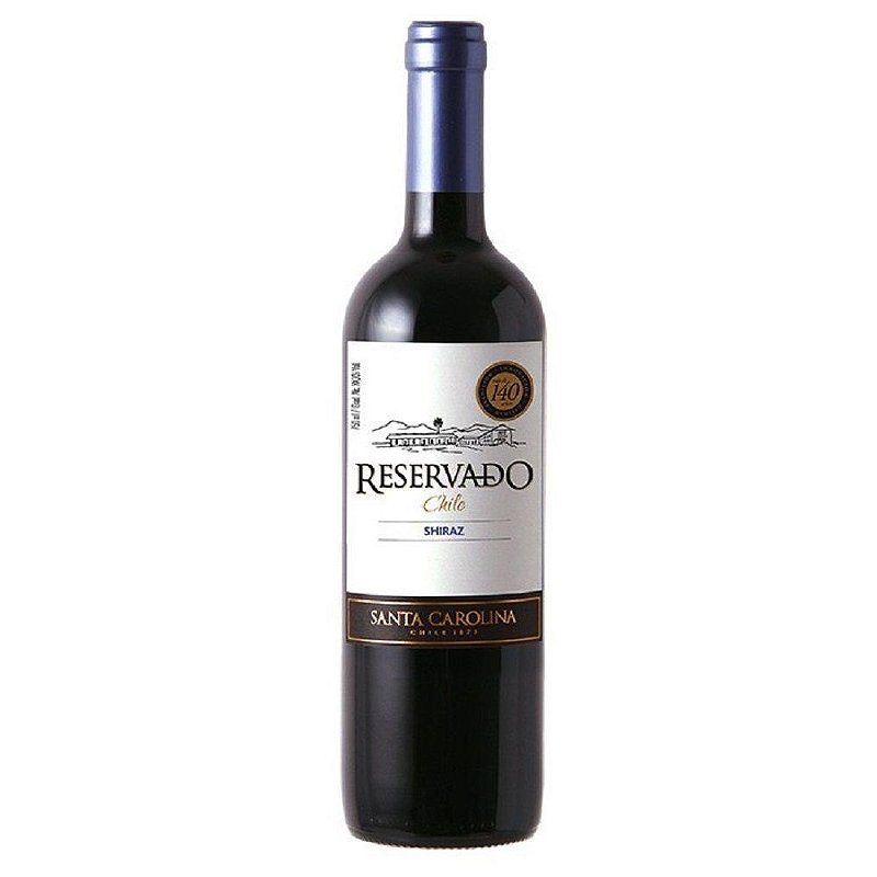 Vinho Santa Carolina Tinto Seco Chile Reservado Syrah 2020 750ml
