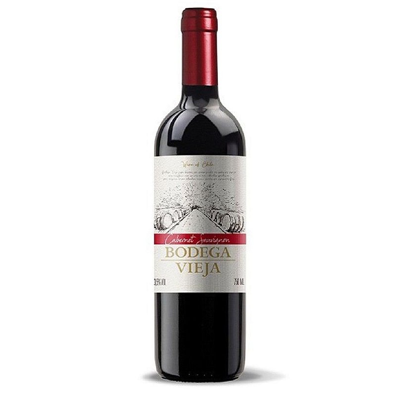 Vinho Bodega Vieja Tinto Suave Chile Cabernet Sauvignon 2022 750ml