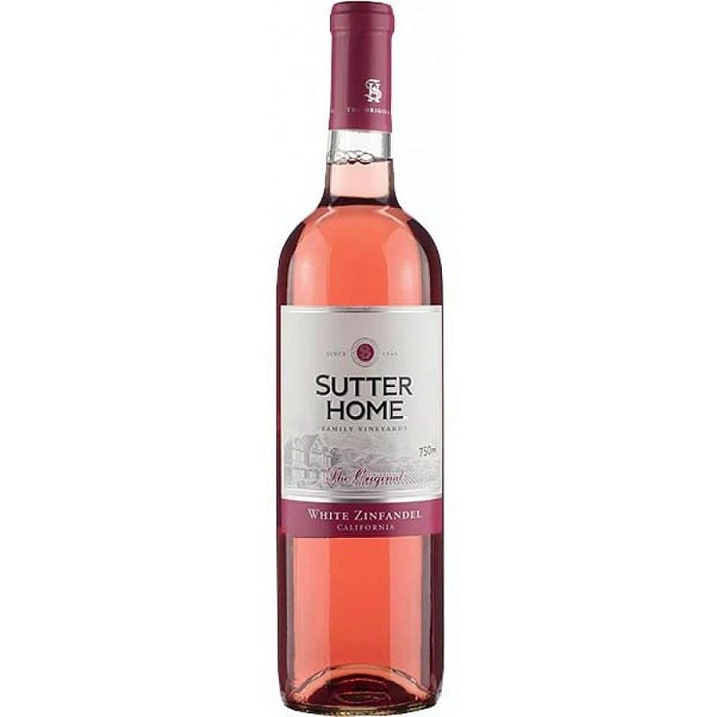 Vinho Sutter Home Rosé Meio Seco Estados Unidos Zinfandel 750ml