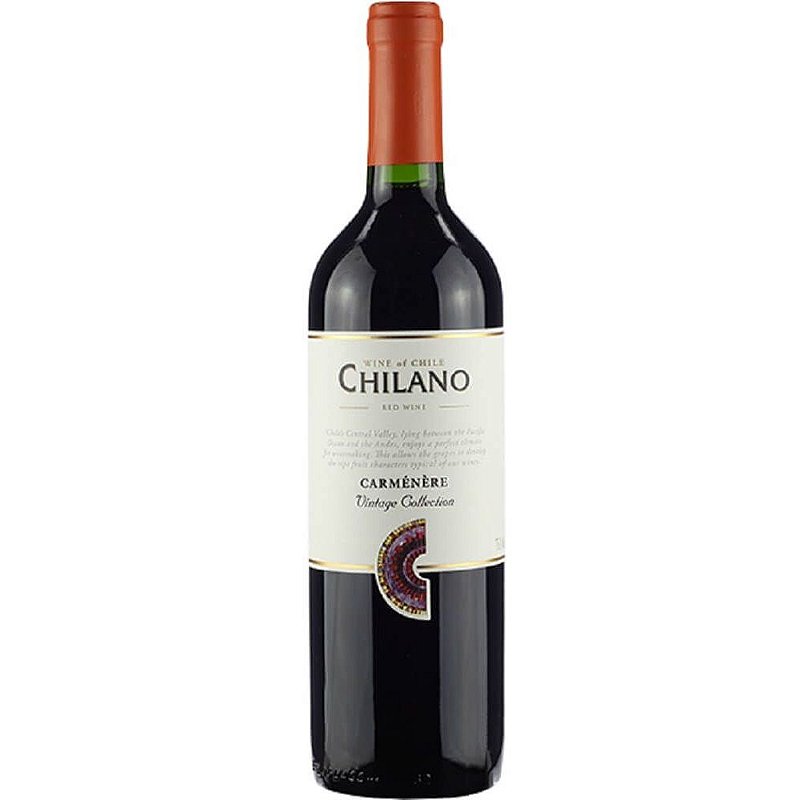 Vinho Chilano Tinto Seco Chile Carménère 2020 750ml