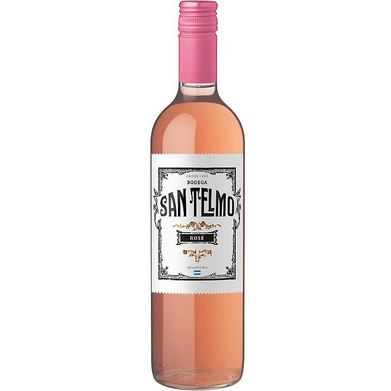 Vinho Bodega San Telmo Rosé Seco Argentina Bonarda, Malbec, Sangiovese 2020 750ml
