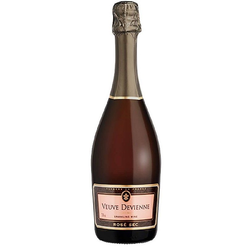 Espumante Veuve Devienne Rosé Sec França Cabernet Franc, Cinsault, Pinot Noir 750ml