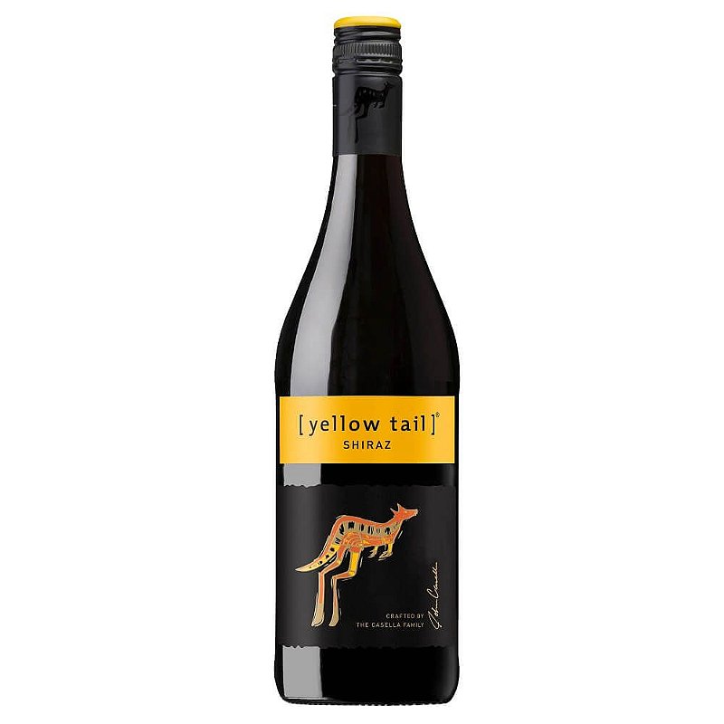 Vinho Yellow Tail Tinto Seco Austrália Syrah 2021 750ml