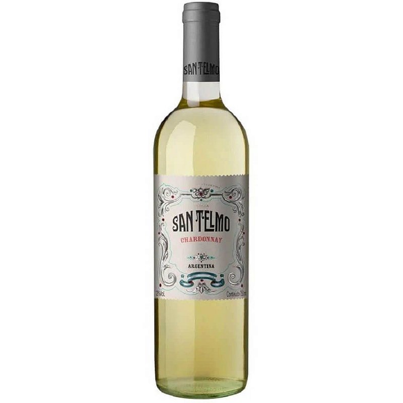 Vinho Bodega San Telmo Branco Seco Argentina Chardonnay 2022 750ml