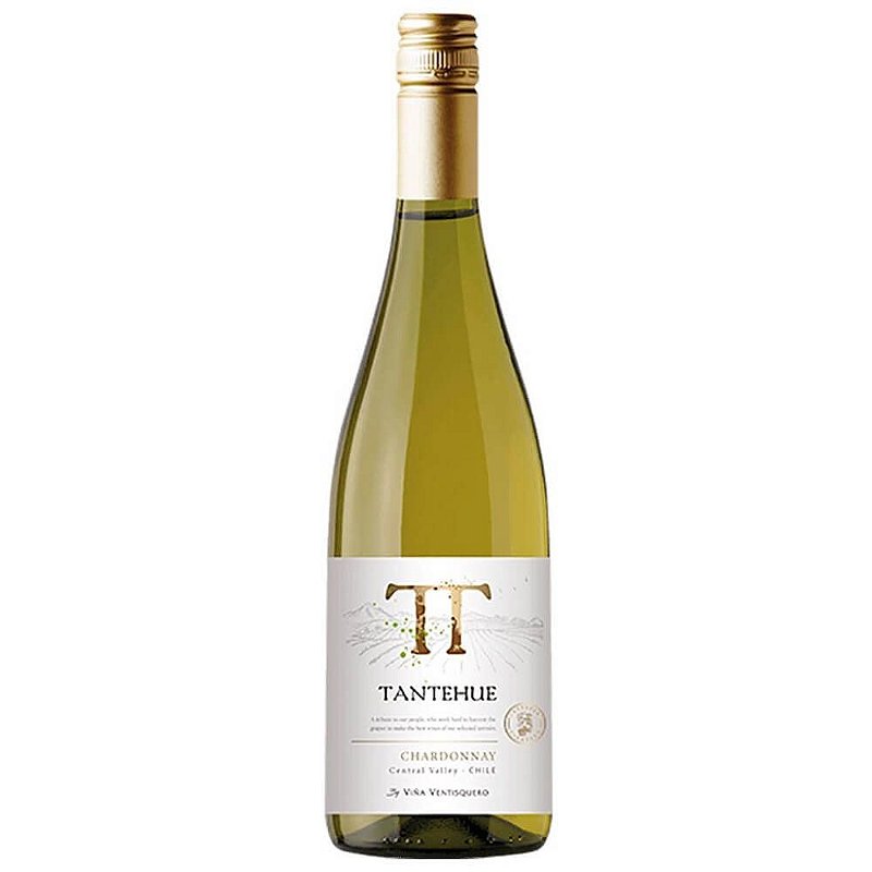 Vinho Ventisquero Branco Seco Chile Tantehue Chardonnay 750ml