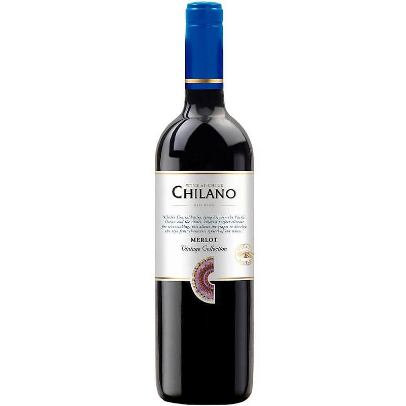Vinho Viñedos Y Frutales Wine Co Tinto Seco Chile Merlot 2019 750ml