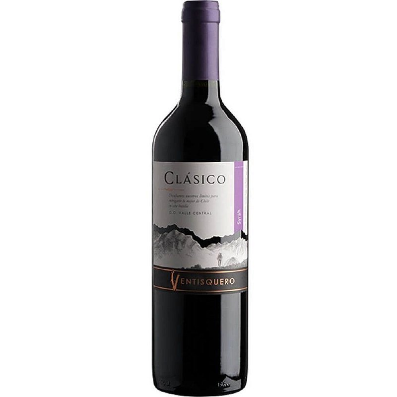 Vinho Ventisquero Tinto Seco Chile Clássico Syrah 2019 750ml