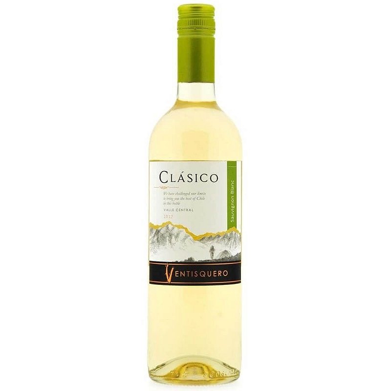 Vinho Ventisquero Branco Seco Chile Clássico Sauvignon Blanc 2020 750ml