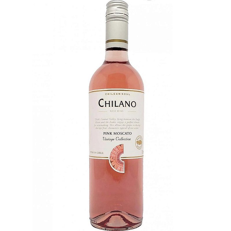 Vinho Chilano Rosé Seco Chile Moscato, Syrah 2020 750ml