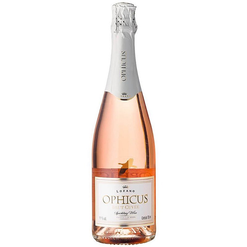 Espumante Bodegas Lozano Rosé Brut Espanha Ophicus Bobal, Tempranillo 750ml