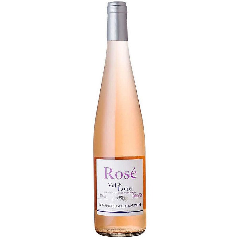 Vinho Château Des Gillières Rosé Seco França Domaine de La Guillaudière Grolleau Noir 2022 750ml