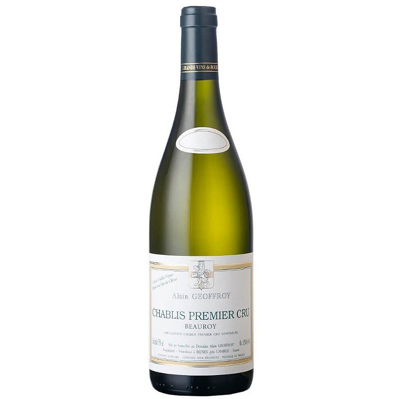 Vinho Alain Geoffroy Branco Seco França Beauroy Chablis Premier Cru Chardonnay 2020 750ml