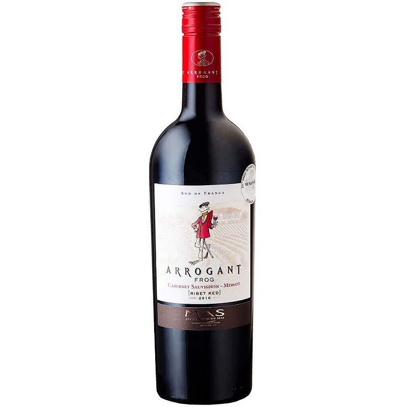 Vinho Arrogant Frog Tinto Seco França Ribet Red Cabernet Sauvignon, Merlot 2020 750ml