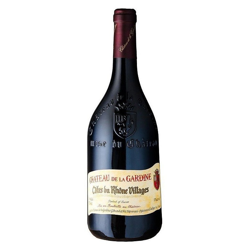 Vinho Château de La Gardine Tinto Seco França Côtes Du Rhône Grenache, Syrah 2020 750ml