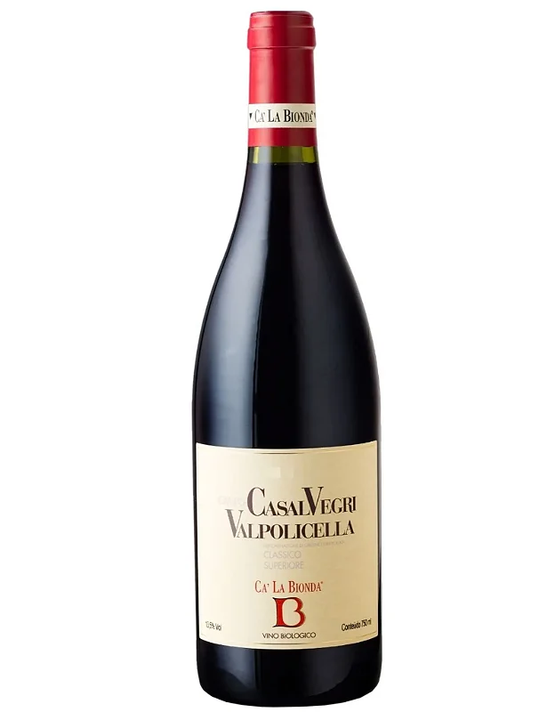 Vinho Ca' La Bionda Tinto Seco Itália Valpolicella Classico D.o.c Corvina, Rondinella 2020 750ml