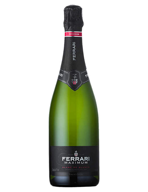 Espumante Ferrari Trento Branco Extra Brut Itália Blanc de Blancs Maximum Chardonnay 750ml