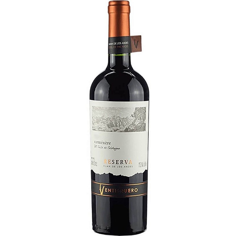 Vinho Ventisquero Tinto Seco Chile Reserva Carménère, Syrah 2019 750ml