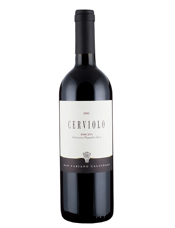 Vinho San Fabiano Calcinaia Tinto Seco Itália Rosso Cerviolo Cabernet Sauvignon, Merlot, Petit Verdot 2014 750ml