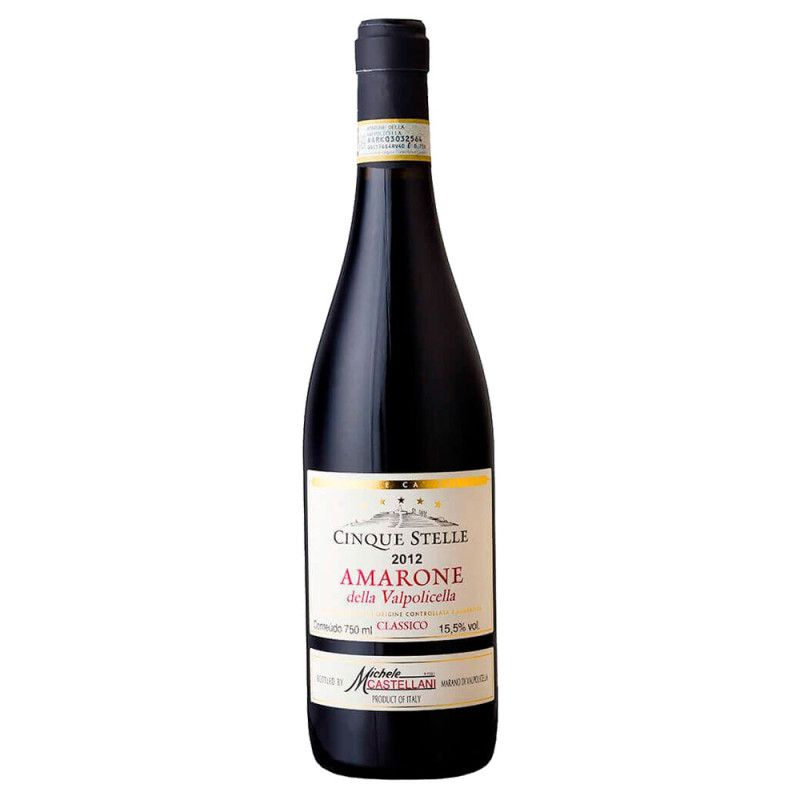 Vinho Michele Castellani Tinto Seco Itália Cinque Stelle D.o.c Blend 2019 750ml