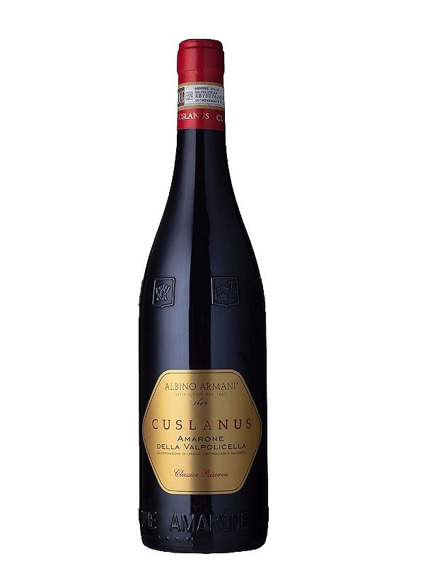 Vinho Albino Armani Tinto Seco Itália Cuslanus Riserva Corvina, Corvinone, Rondinella 2016 750ml