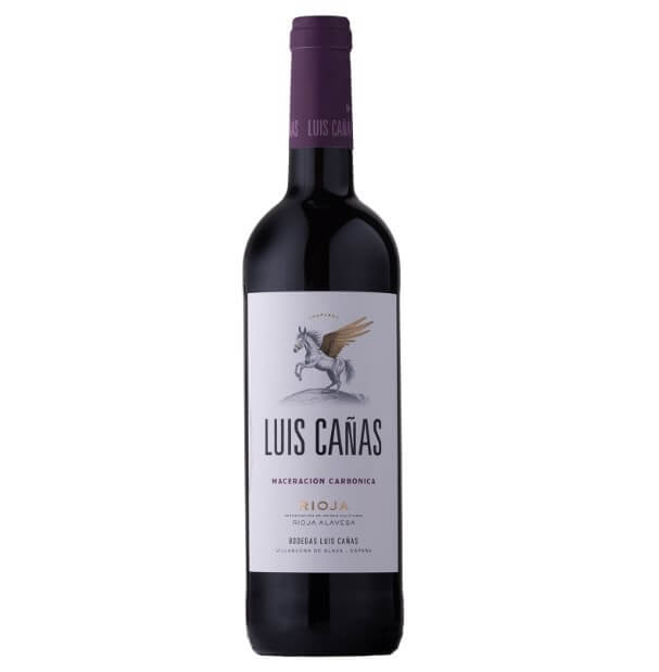 Vinho Luis Cañas Tinto Seco Espanha Rioja Tempranillo, Viura 2021 750ml