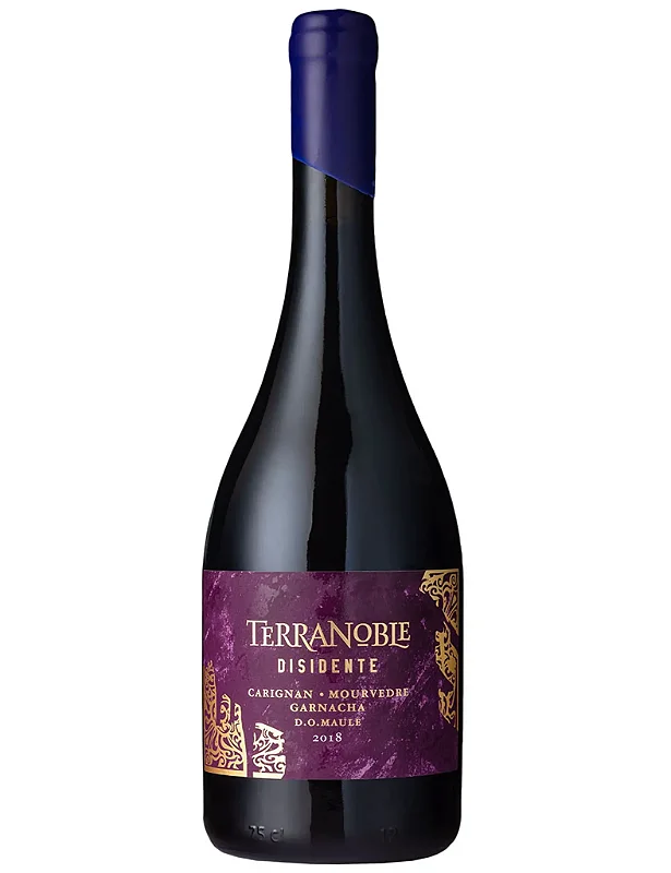 Vinho Terranoble Tinto Seco Chile Disidente Carignan, Grenache, Mourvèdre 2019 750ml