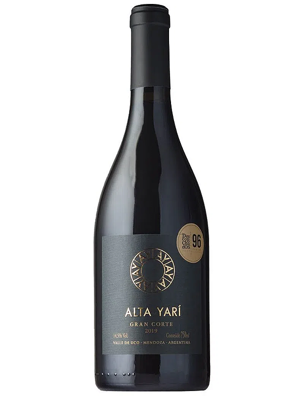 Vinho Alta Yarí Tinto Seco Argentina Gran Cabernet Franc, Cabernet Sauvignon, Malbec 2020 750ml