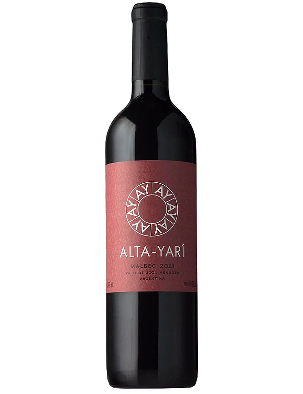 Vinho Alta Yarí Tinto Seco Argentina Malbec 2022 750ml