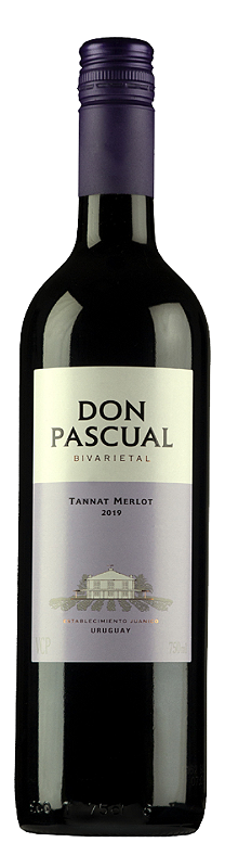 Vinho Don Pascual Tinto Seco Uruguai Merlot, Tannat 2020 750ml