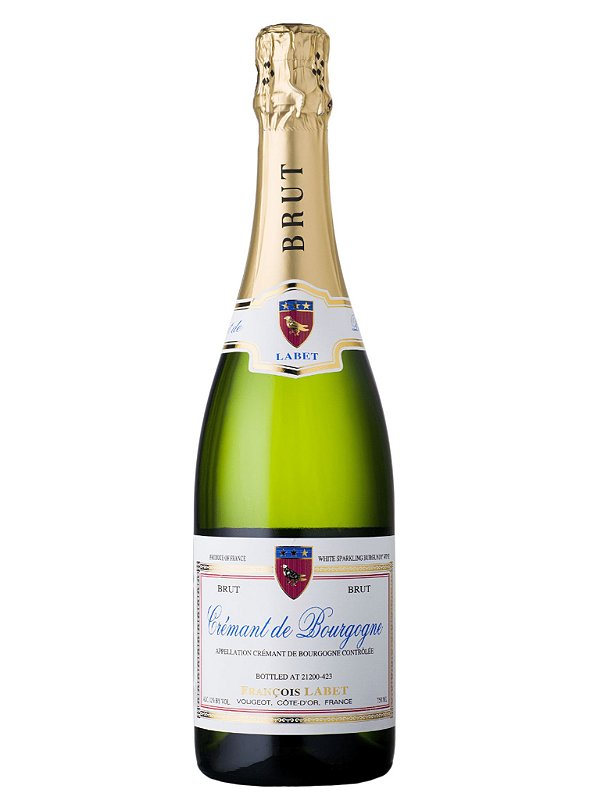 Espumante François Labet Branco Brut França Crémant de Bourgogne Pinot Noir 750ml
