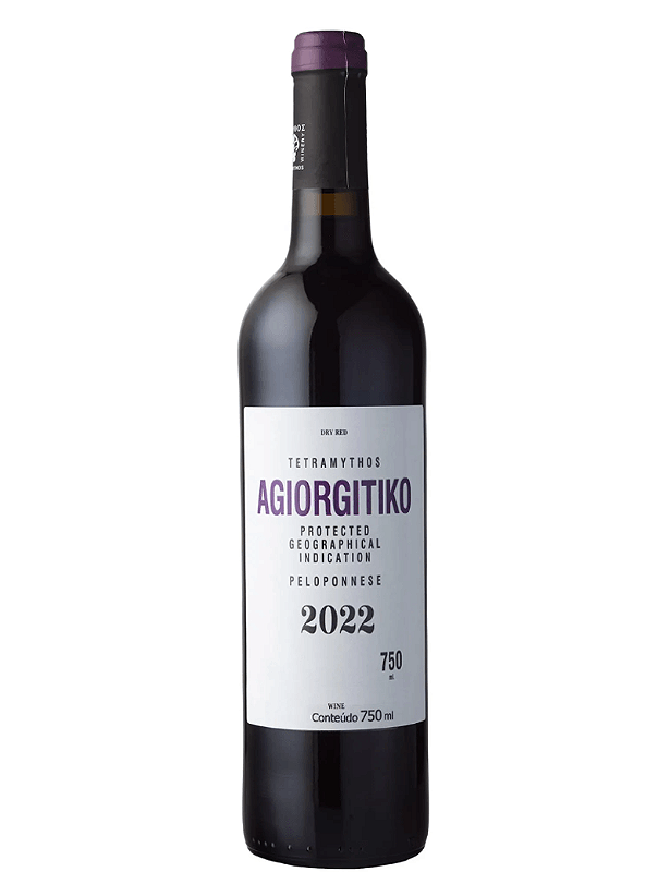 Vinho Tetramythos Tinto Seco Grécia Agiorgitiko 2023 750ml