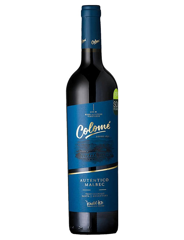 Vinho Colomé Tinto Seco Argentina Auténtico Malbec 2020 750ml