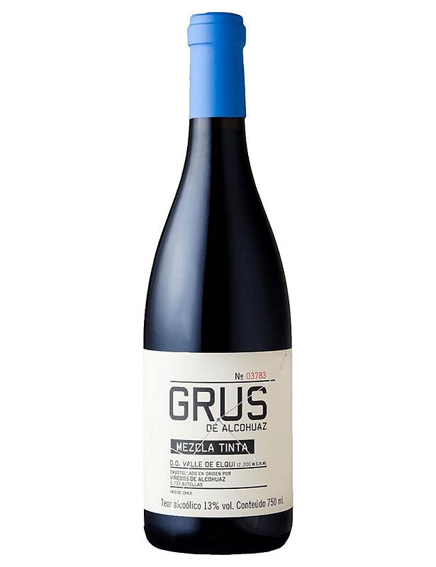 Vinho Viñedos de Alcohuaz Tinto Seco Chile Grus Blend 2019 750ml