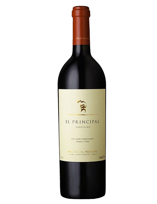 Vinho Viña El Principal Tinto Seco Chile Andetelmo Cabernet Sauvignon, Petit Verdot 2016 750ml